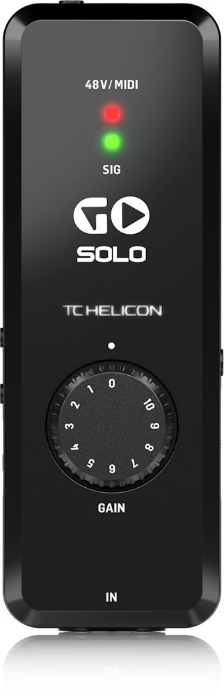TC Helicon GO SOLO Mobile Device interface