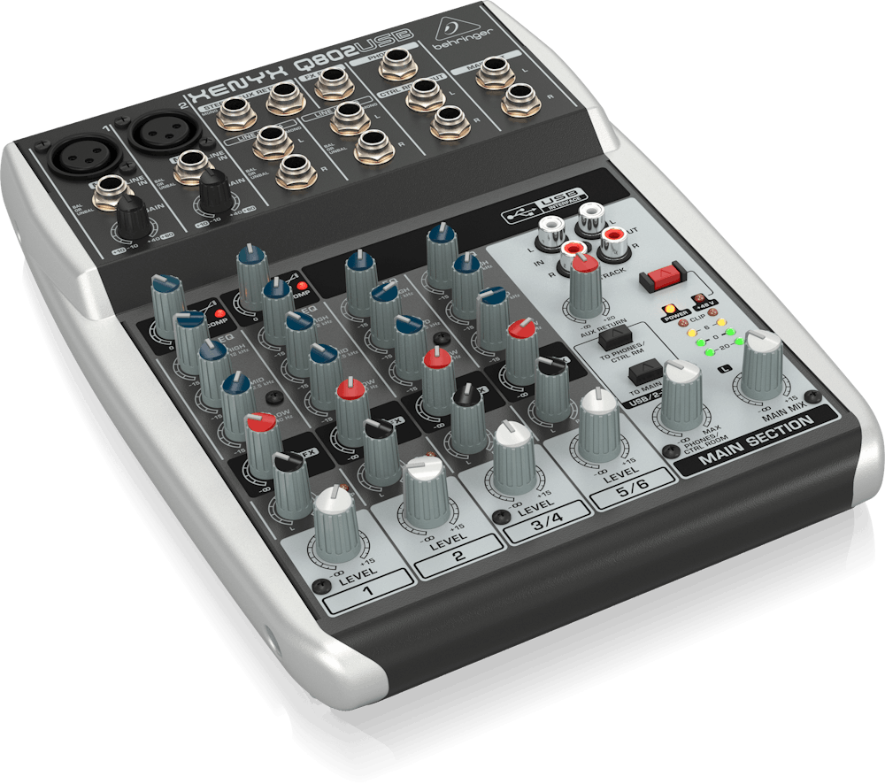 Behringer XENYX Q802USB Analog mixer