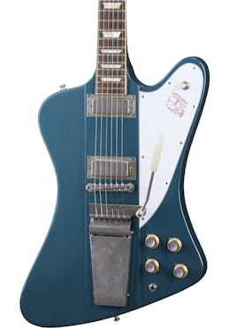 Gibson Custom Shop Murphy Lab 1963 Firebird V with Maestro Vibrola Ultra Light Aged Electric Guitar in Pelham Blue
