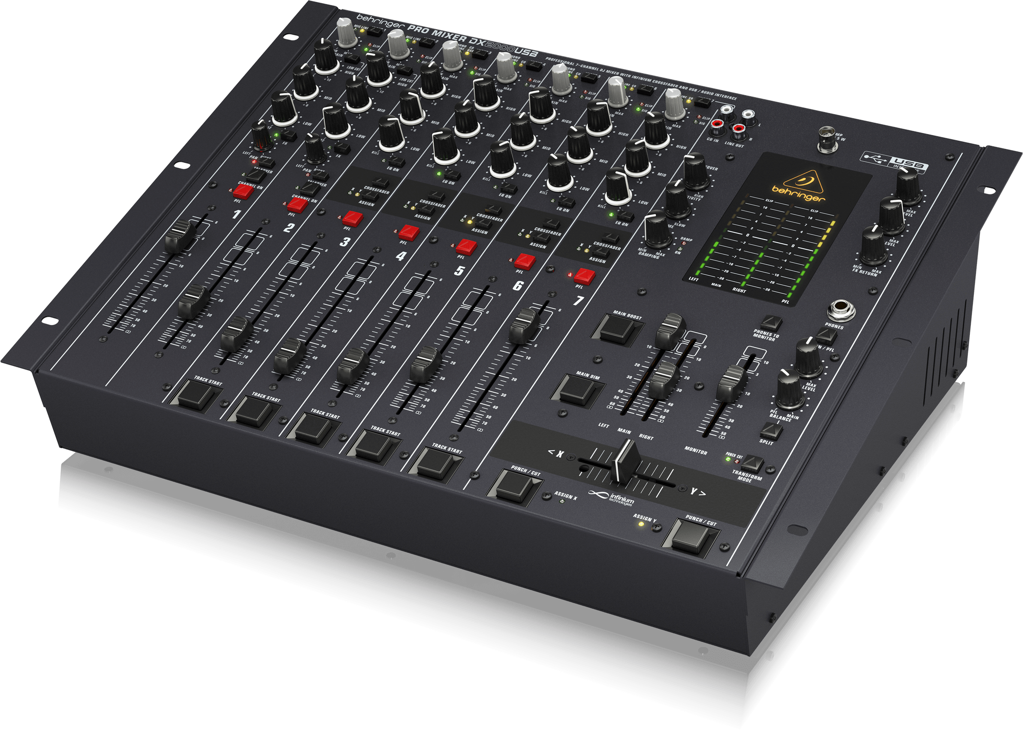 Behringer DX2000USB 7-Channel DJ Mixer and USB Interface - Andertons ...