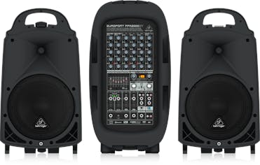 Behringer PPA2000BT 2000-Watt 8-Channel Portable PA System with Bluetooth