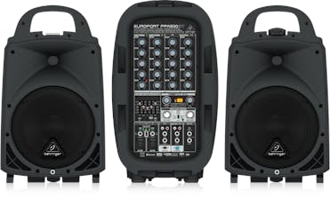 Behringer PPA500BT 500-Watt 6-Channel Portable PA System with Bluetooth