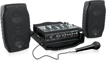 Behringer PPA200 200-Watt Portable PA System With 5-Channel Powered Mixer