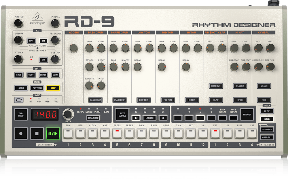 Behringer RD-9 Rhythm Designer Drum Machine