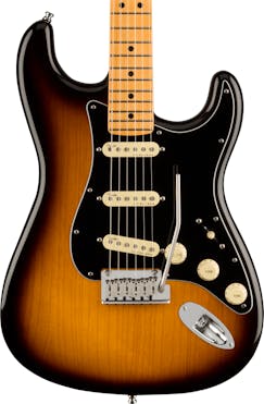 Fender American Ultra Luxe Stratocaster Maple Fingerboard in 2-Colour Sunburst
