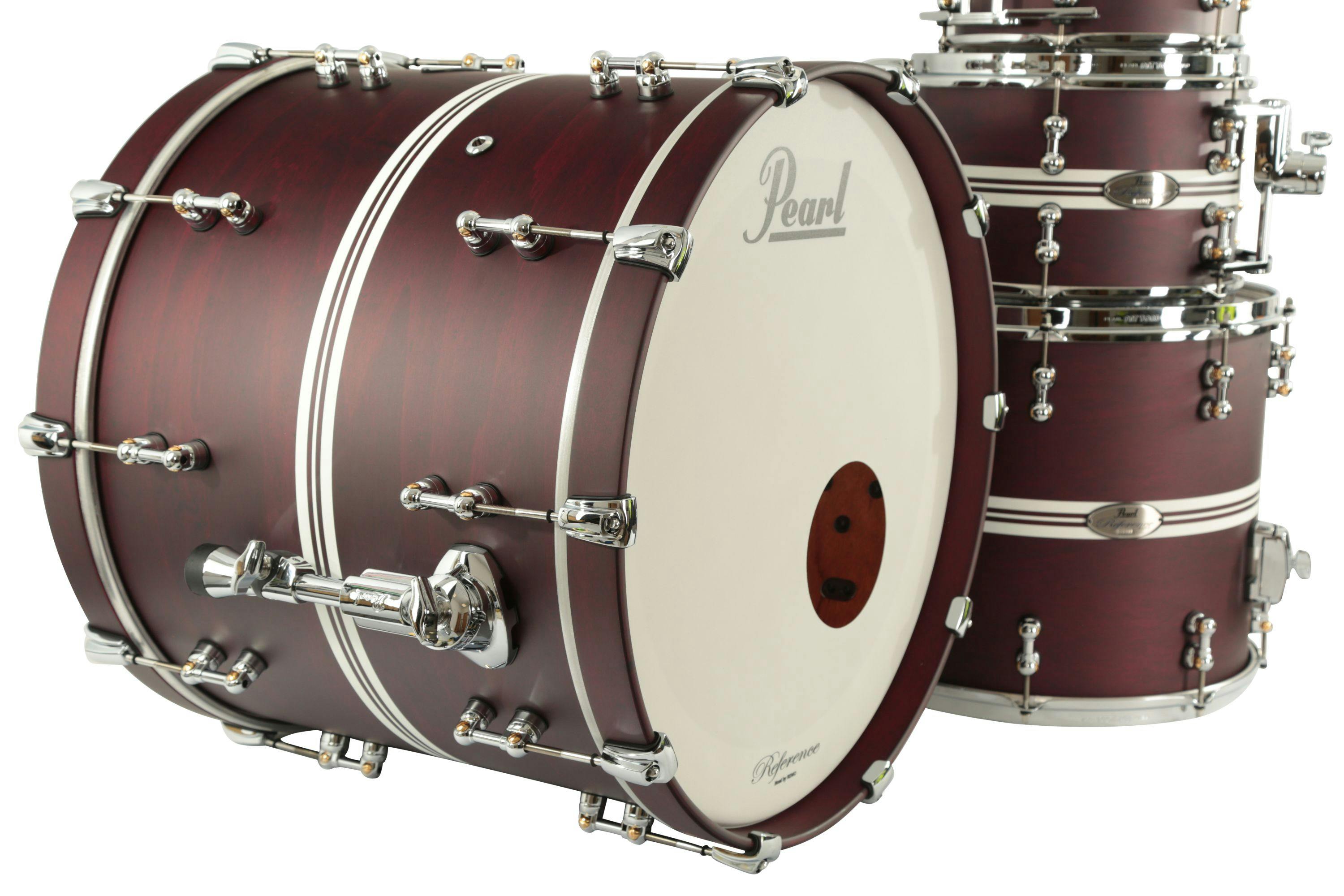 Pearl Reference Pure 4 Piece Shell Pack Drum Kit with 22in Bass Drum in  Orisa Rose Stripe - Buy Online at Mega Music Australia