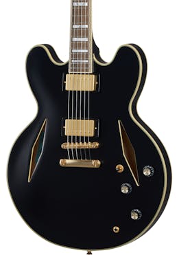 Epiphone Emily Wolfe Signature Sheraton Stealth Semi-Hollow Electric Guitar in Black Aged Gloss