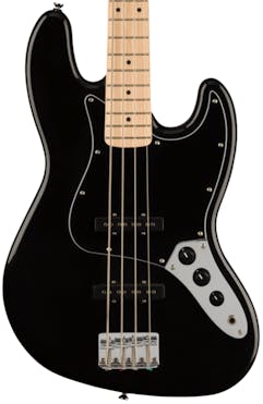 Squier Affinity Jazz Bass in Black with Maple Fingerboard