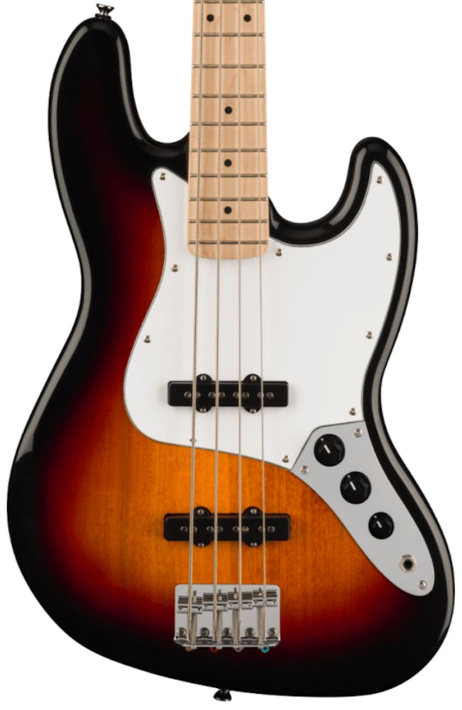 Squier Affinity Jazz Bass in 3-Colour Sunburst with Maple Fingerboard