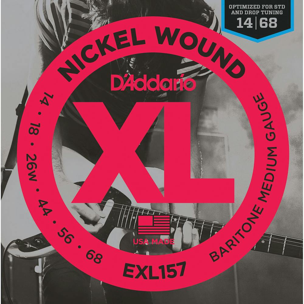 D'Addario XL 14-68 Baritone Medium Nickel Wound Strings
