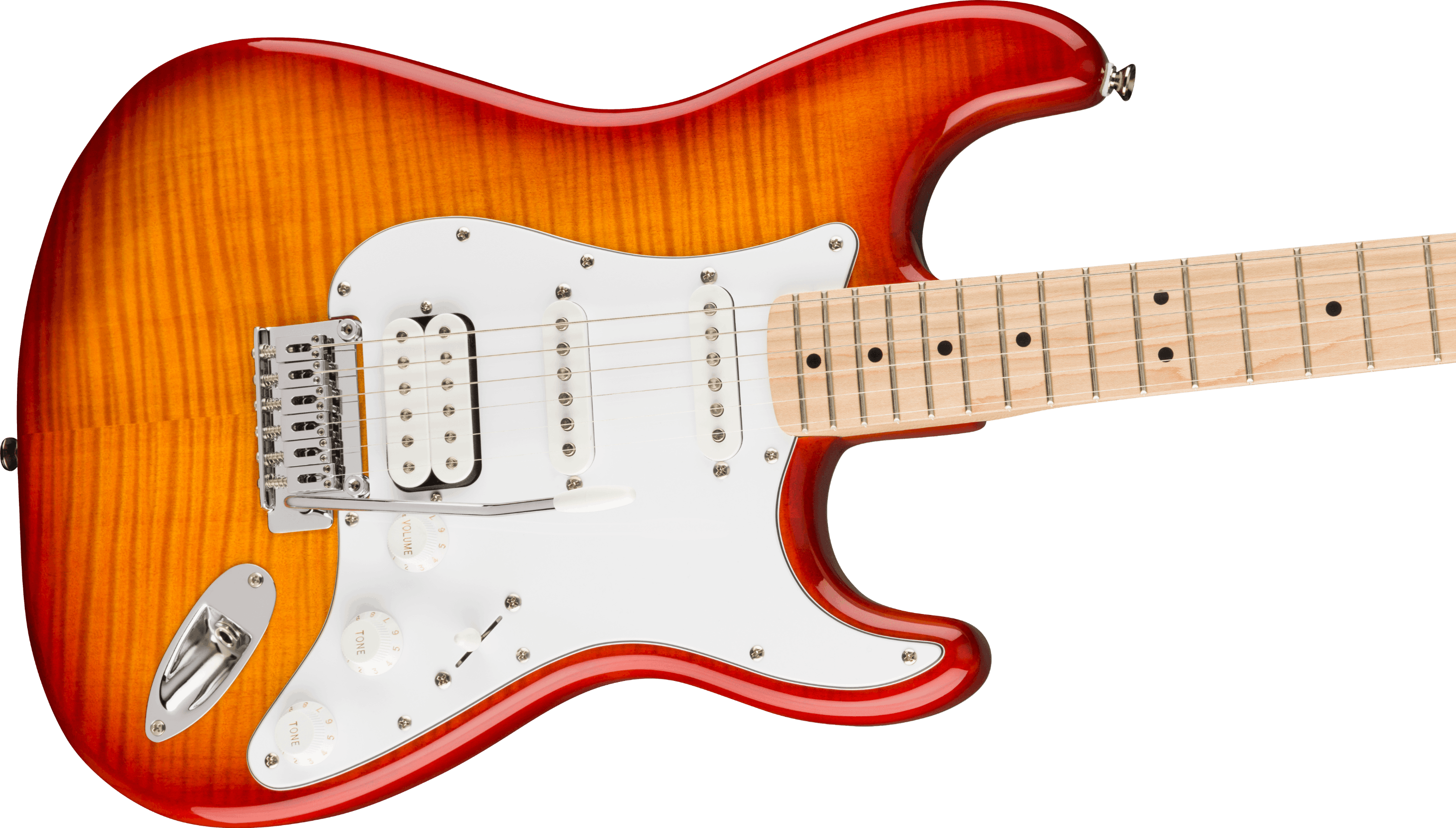 Squier Affinity Stratocaster FMT HSS Electric Guitar in Sienna Sunburst -  Andertons Music Co.