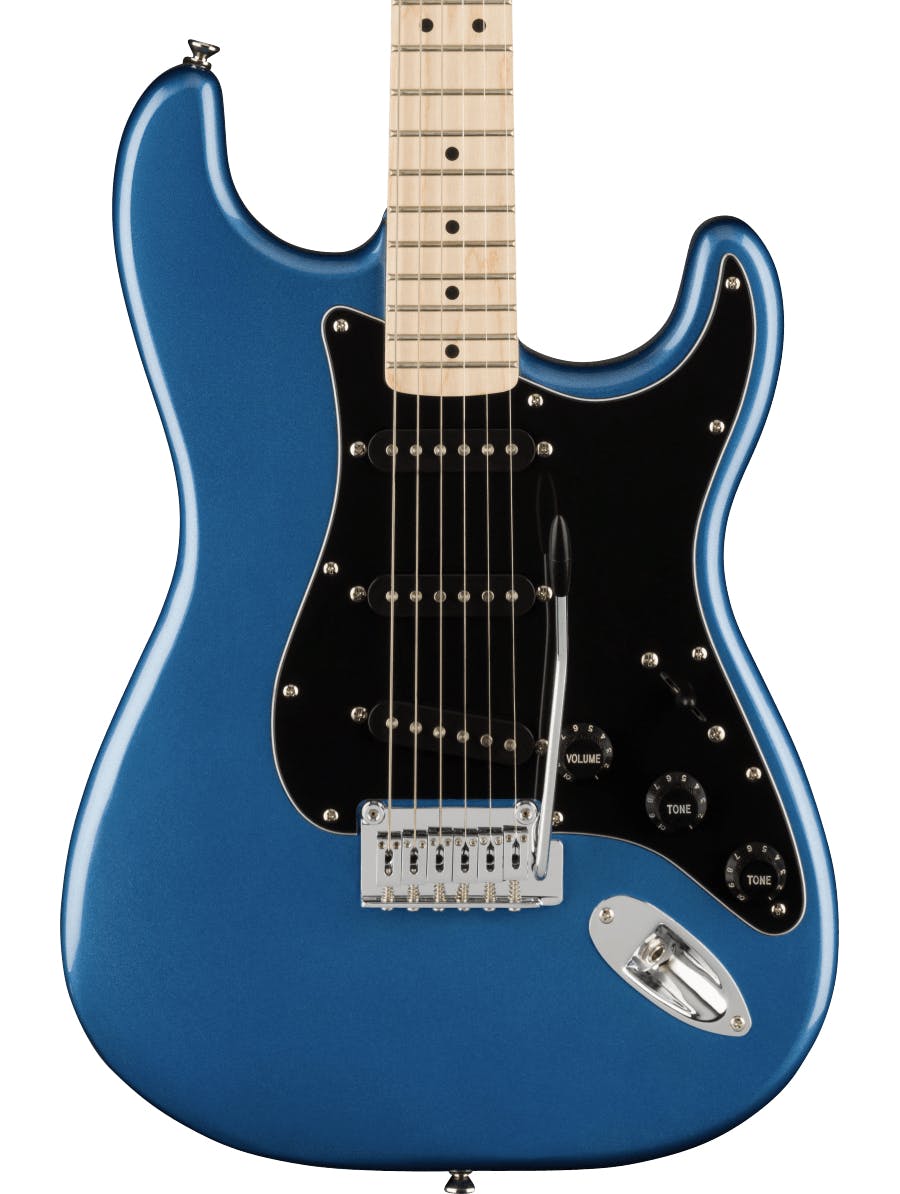 blue squire guitar