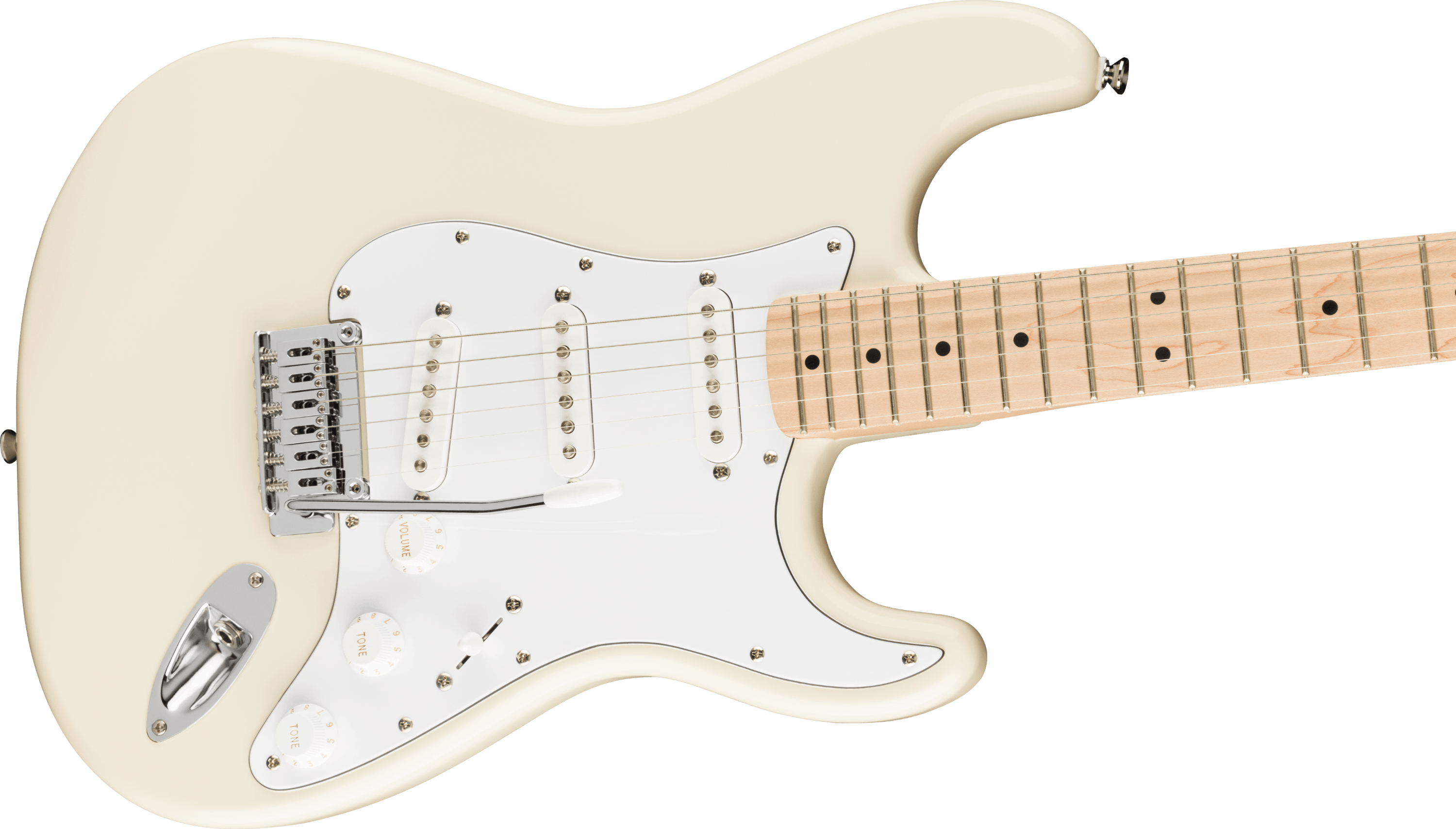 Squier Affinity Stratocaster Electric Guitar in Olympic White - Andertons  Music Co.