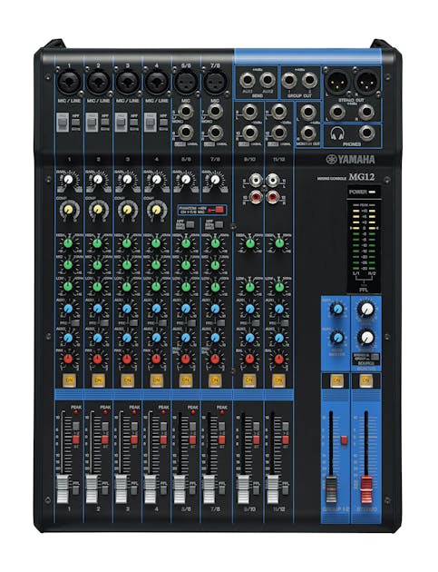 Yamaha Mg12 12 Channel Mixing Desk Andertons Music Co