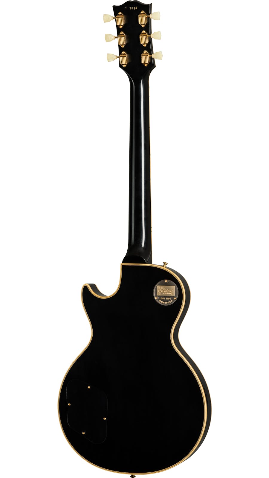Gibson Custom Shop Les Paul Custom Reissue Pickup VOS Electric Guitar In Ebony