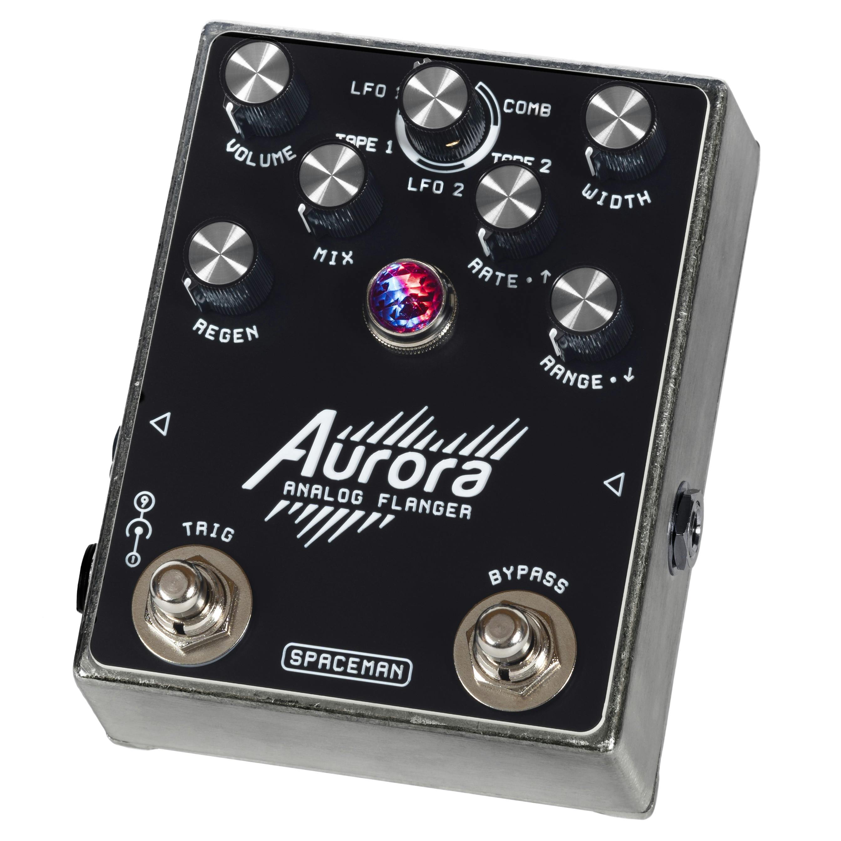 Spaceman Effects Aurora Analog Flanger Pedal in Silver