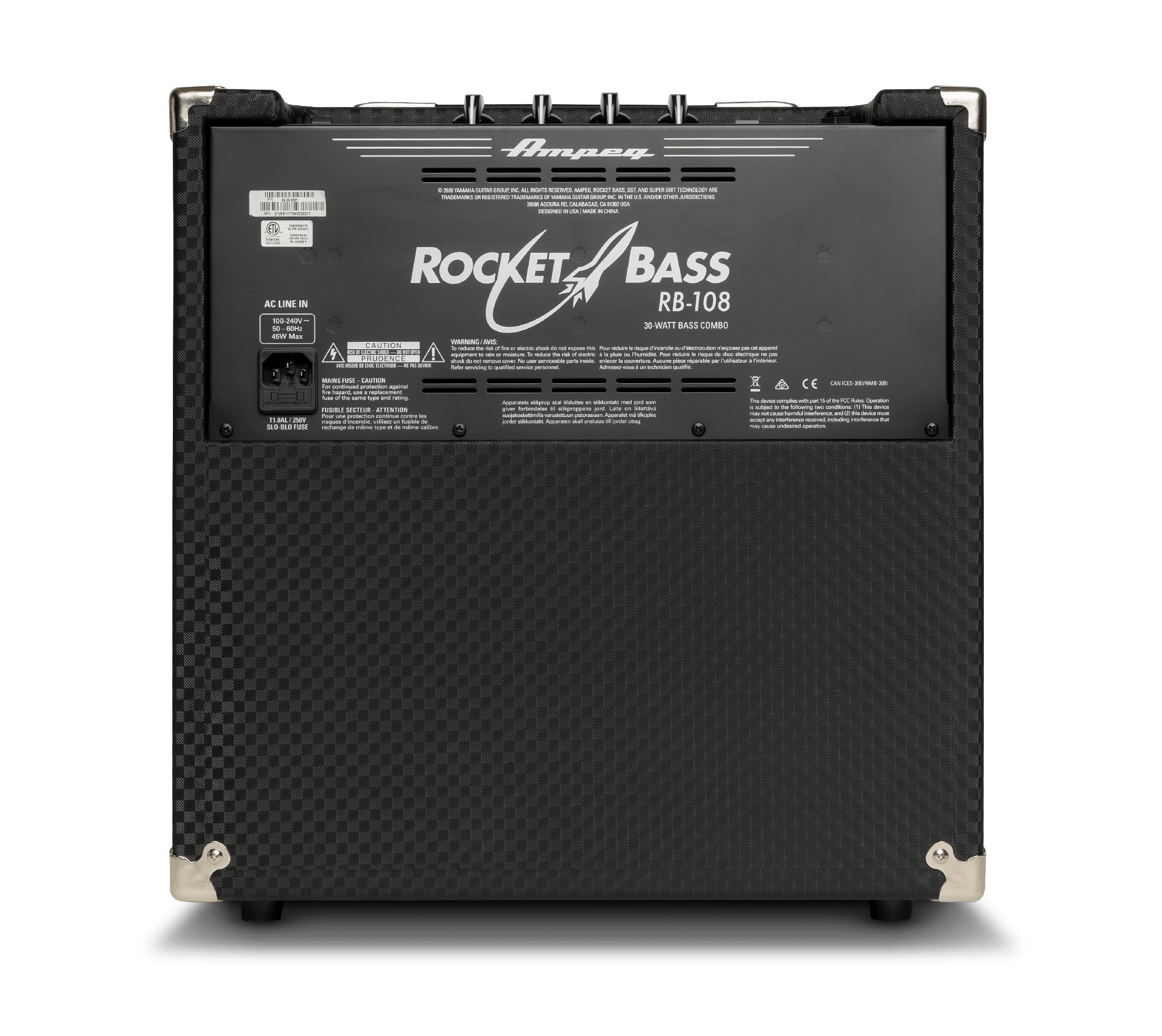 Ampeg Rocket RB-108 30W Bass Combo Amp - Andertons Music Co.
