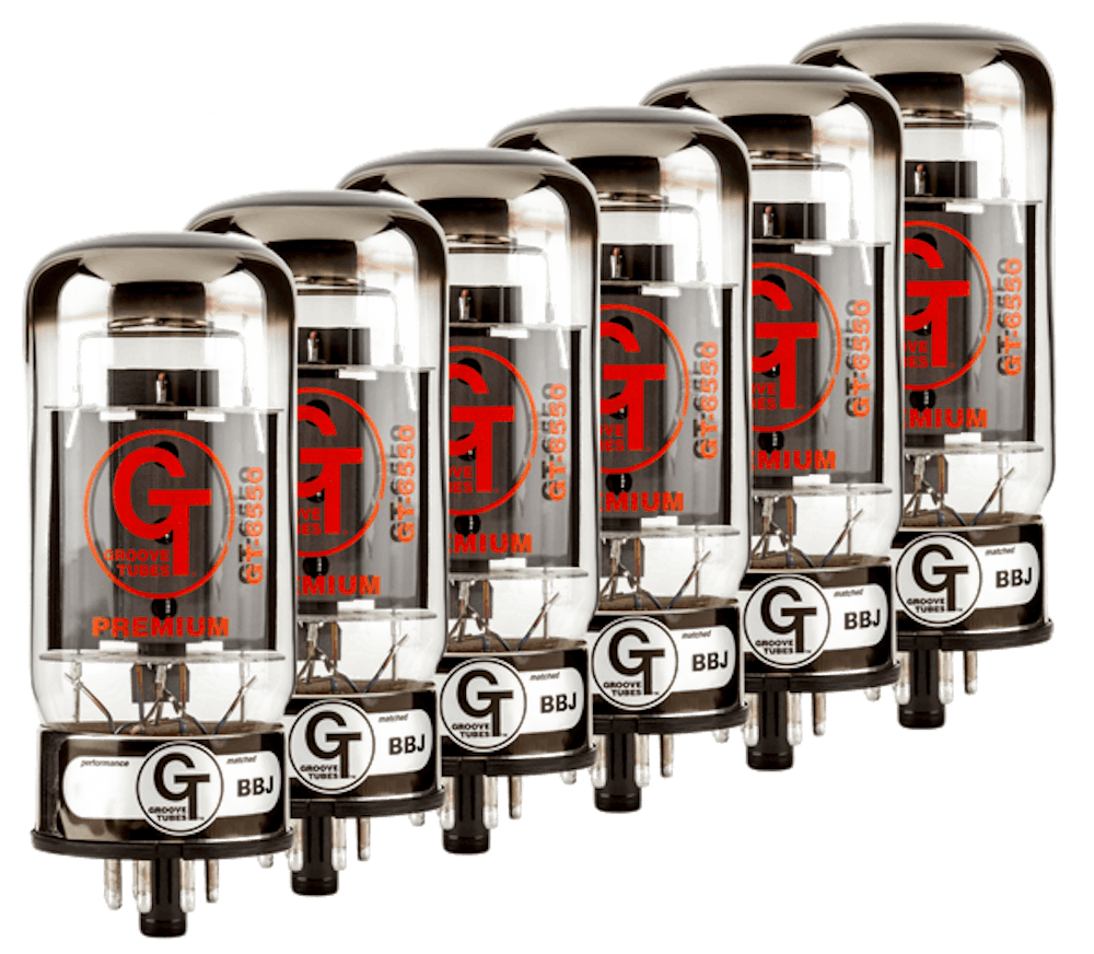 Groove Tubes GT-6550-R Medium Sextet Amp Tubes