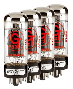 Groove Tubes GT-6L6-S Medium Quartet Amp Tubes