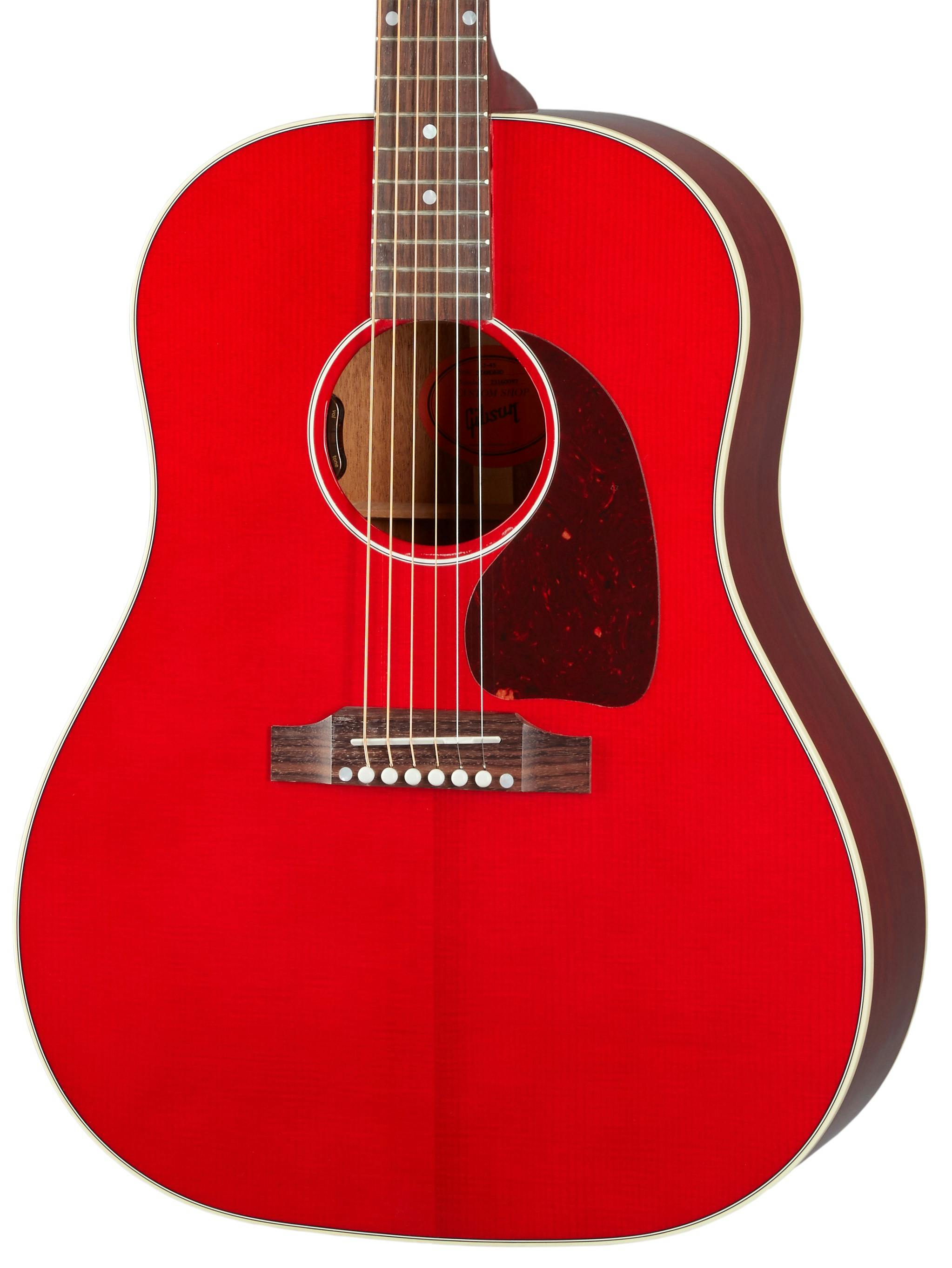 Gibson J-45 Standard Acoustic in Cherry - Andertons Music Co.