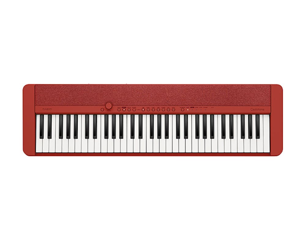Casio CT-S1 in Red Bundle with Stand & Headphones