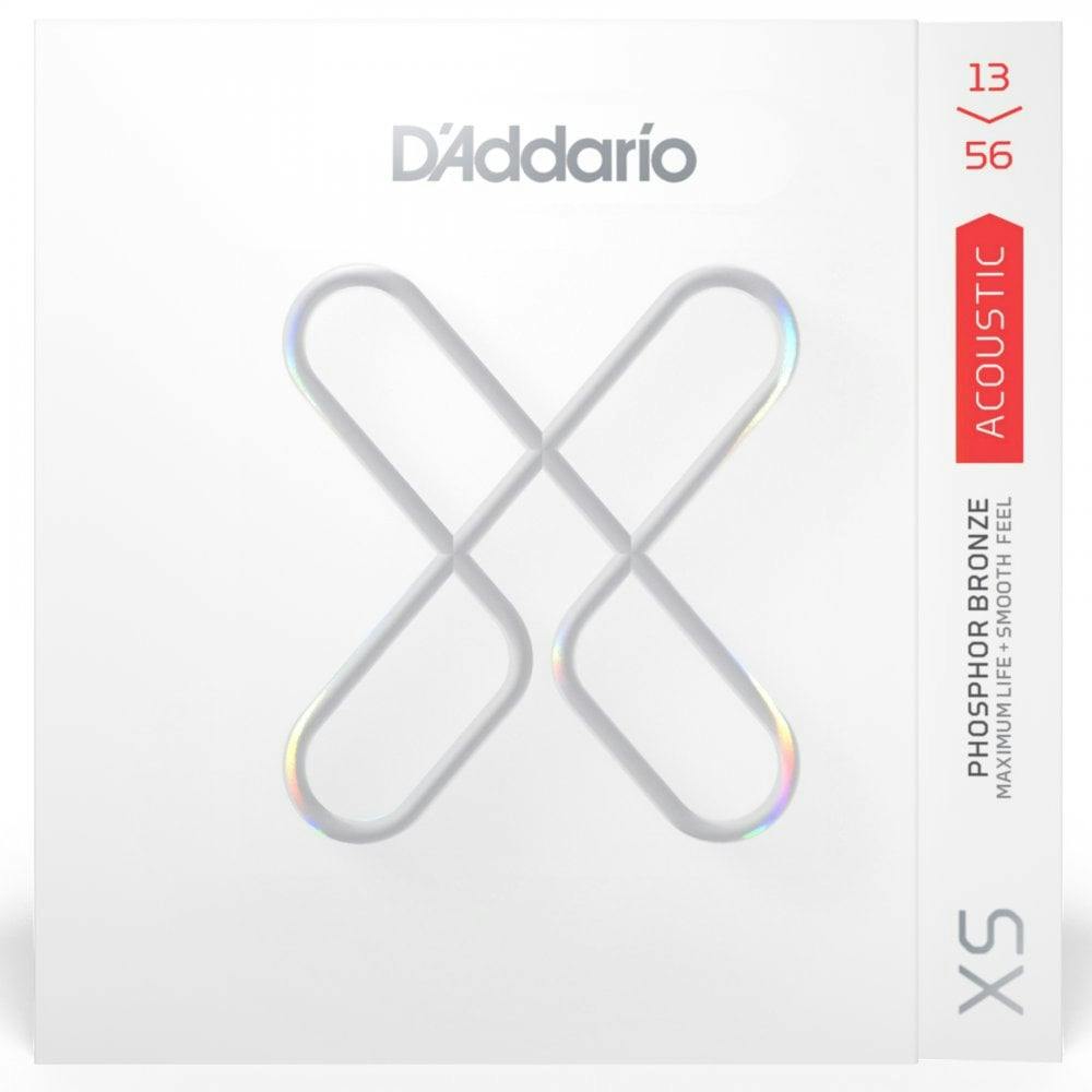D'Addario XS Phosphor Bronze Medium 13-56 Acoustic Strings