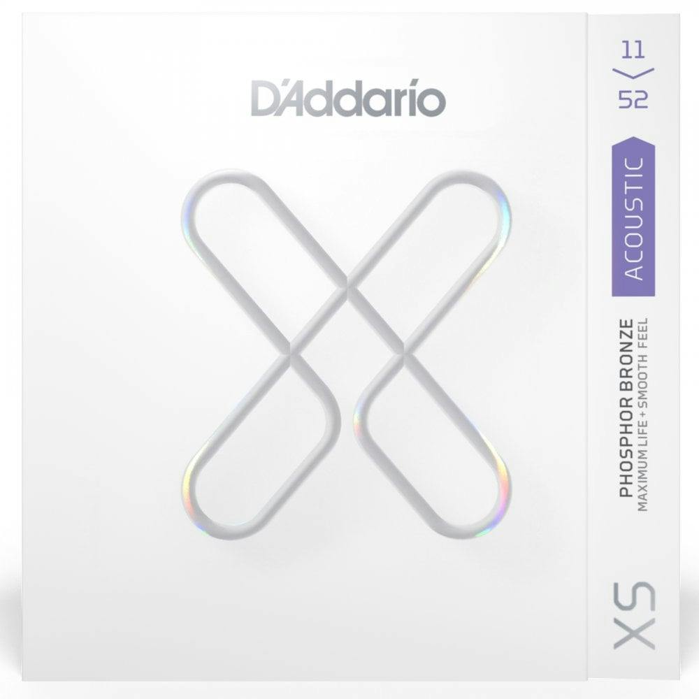 D'Addario XS Phosphor Bronze Custom Light 11-52 Acoustic Strings