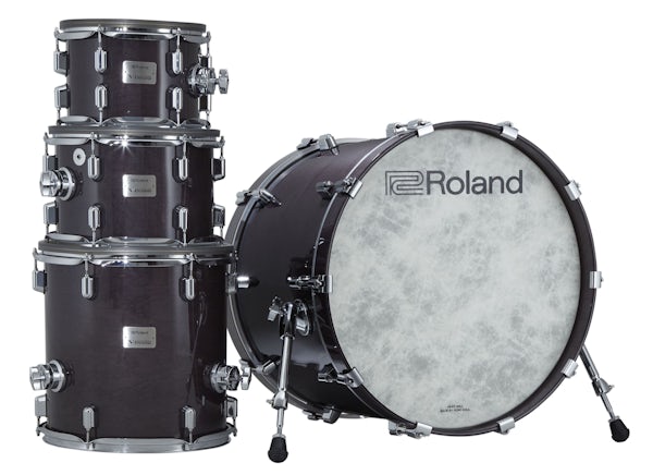 Roland V Drums Acoustic Design Kit Vad706 Gloss Ebony Finish 