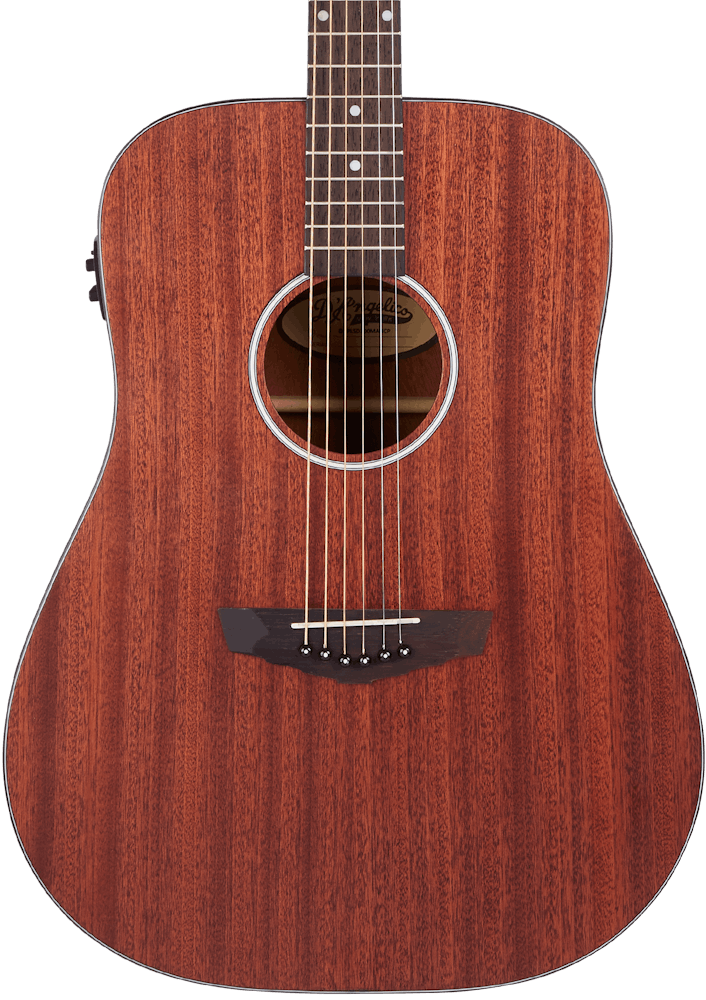 D'Angelico Premier Lexington LS Dreadnought Acoustic Guitar in Mahogany Satin