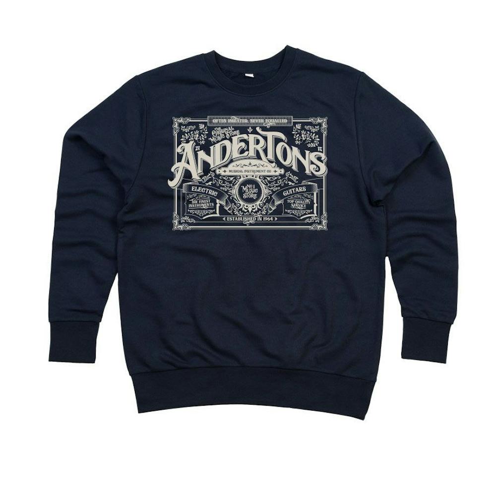 Andertons Vintage No. 1 Sweatshirt in Navy