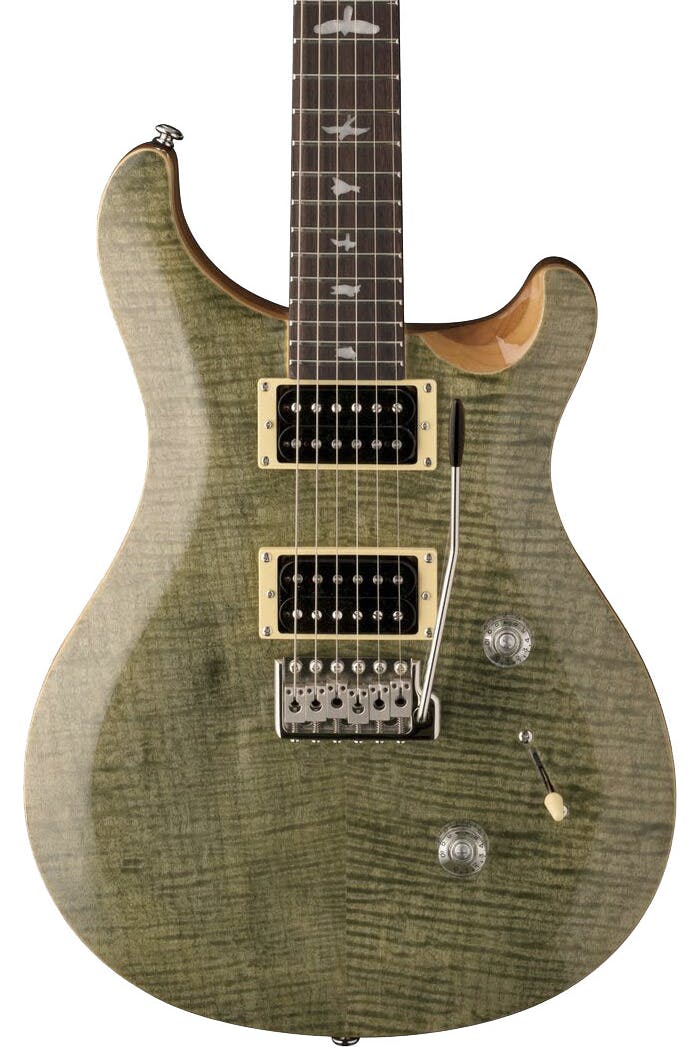 PRS SE Custom 24 Electric Guitar in Trampas Green - Andertons