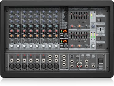Behringer PMP1680S 1600-Watt 10-Channel Powered Mixer with Dual Multi-FX Processor
