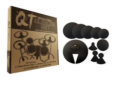 QT Silencer Rock Set 12",13",16",14"Snr and 22" Plus Cymbals