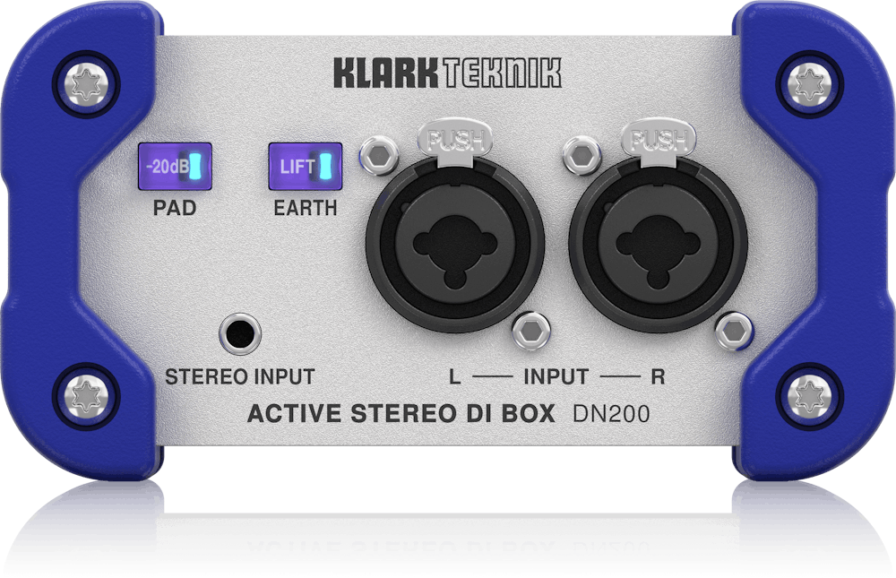 Klark Teknik DN200 V2 Active Stereo DI Box