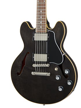 Gibson USA ES-339 Semi Hollow Electric Guitar in Trans Ebony