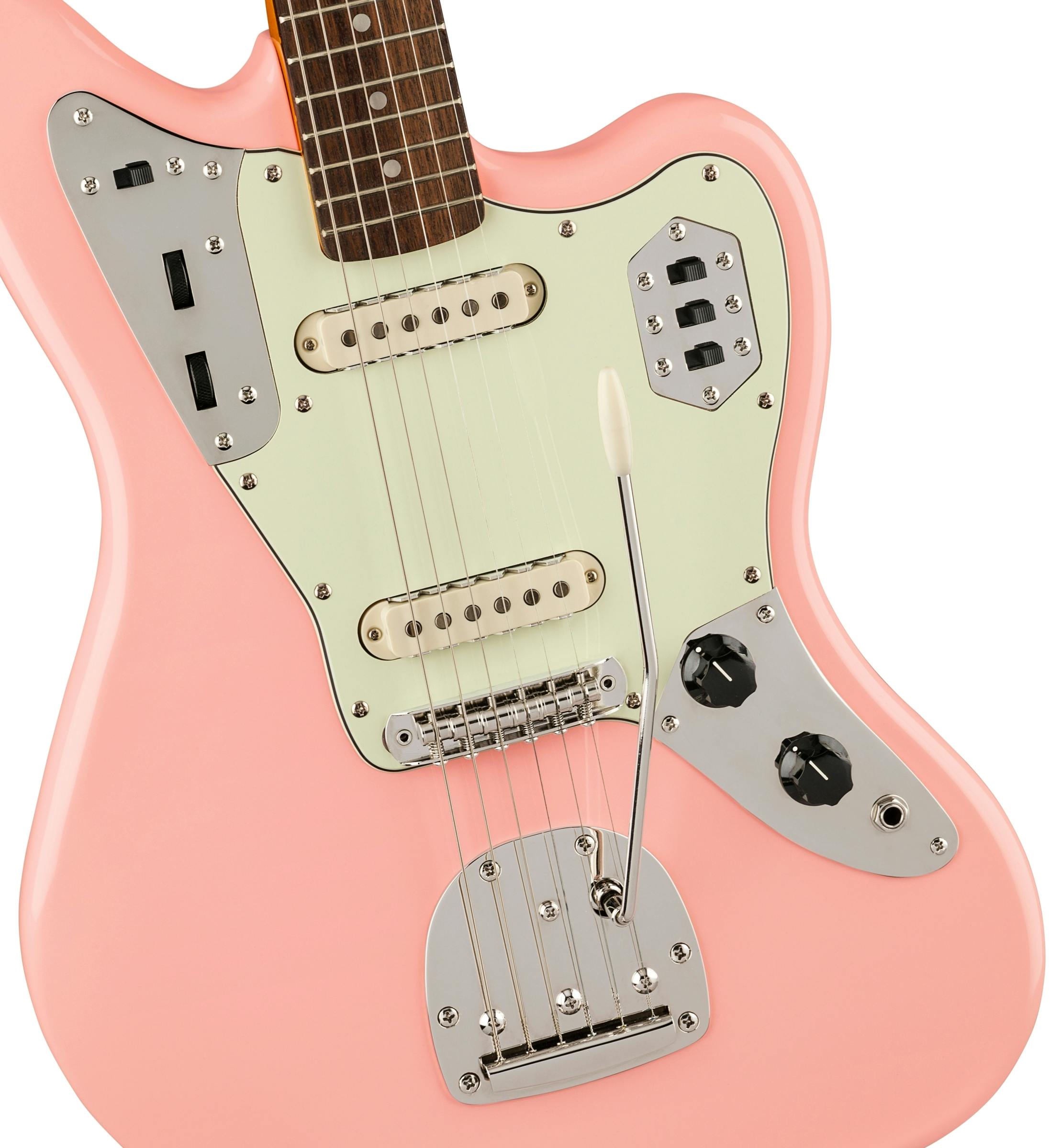 Squier FSR Classic Vibe '60s Jaguar in Shell Pink with Matching