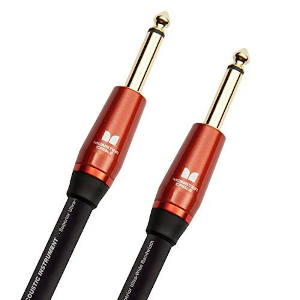 Monster Prolink Acoustic 12 ft Instrument Cable - Straight Jack
