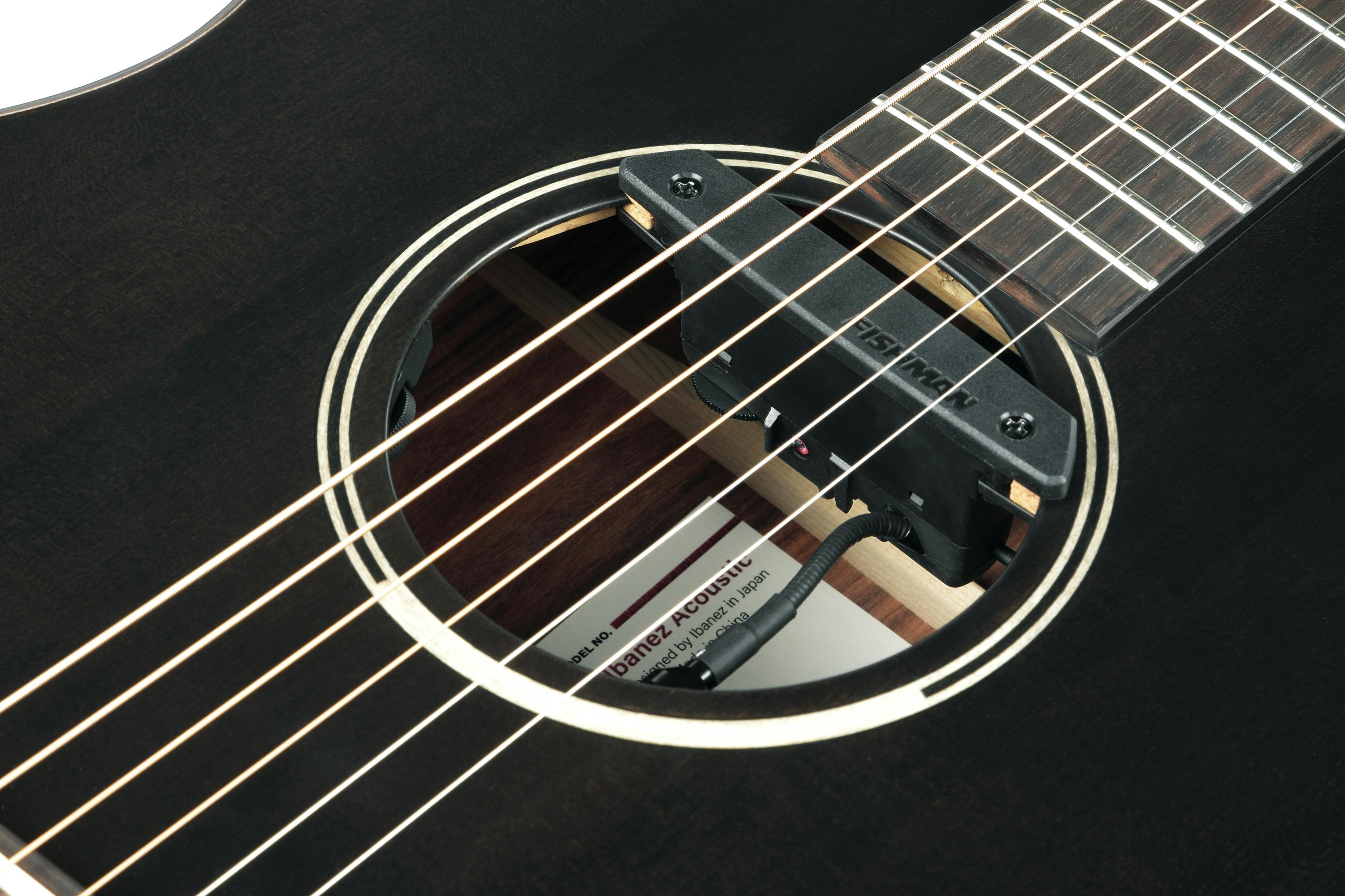 Ibanez Jon Gomm Signature JGM5 Acoustic Black Satin - Willcutt Guitars