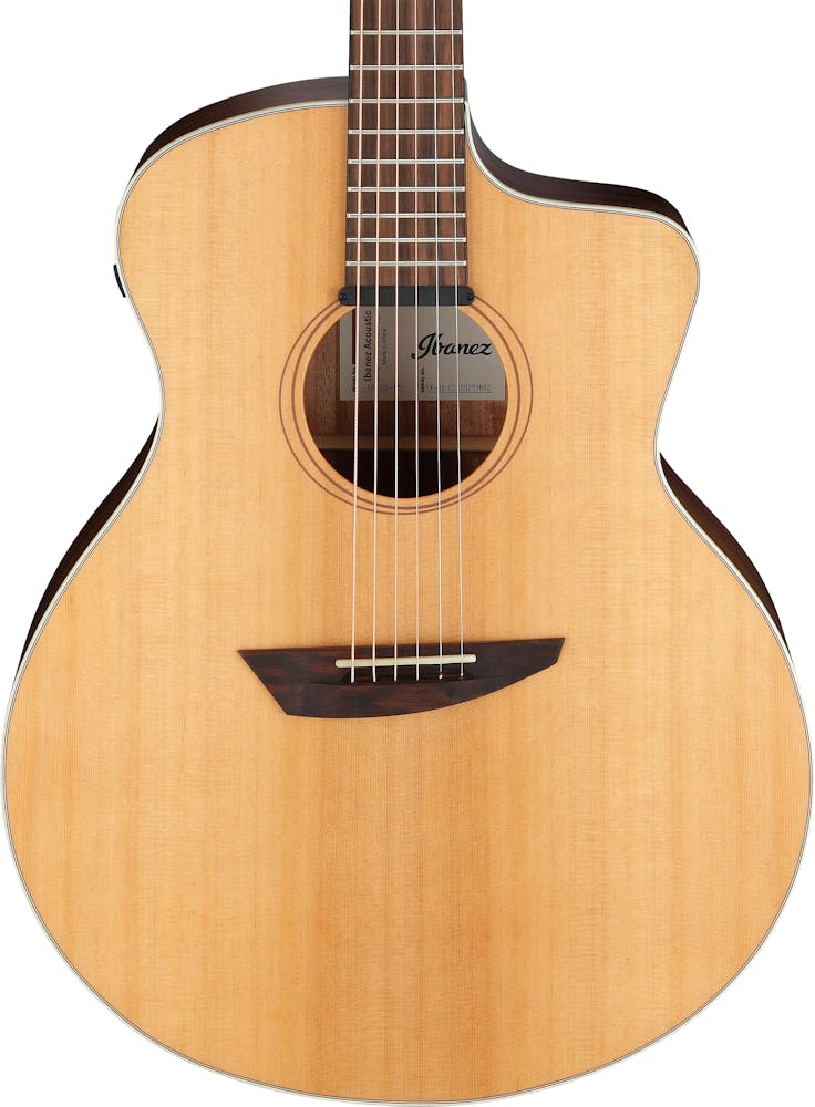 Ibanez PA230E Percussive Acoustic Solid Cedar Top in Natural Satin