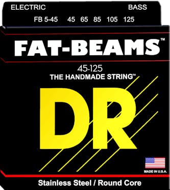 DR Strings Fat-Beams Medium 5 String 45-125 Bass Strings