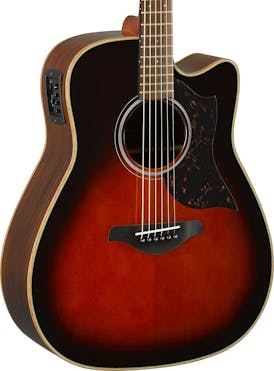 Yamaha A1M MKII Electro Acoustic in Tobacco Brown Sunburst