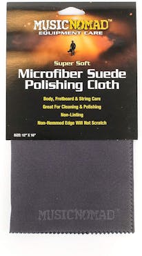 MusicNomad Super Soft Edgeless Microfiber Suede Polishing Cloth