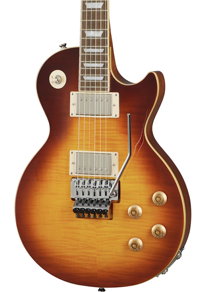 Epiphone Alex Lifeson Signature Les Paul Axcess Standard Electric Guitar in Viceroy Brown