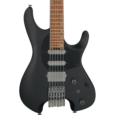 Ibanez Q54-BKF Q Series Headless Electric Guitar HSS in Black Flat