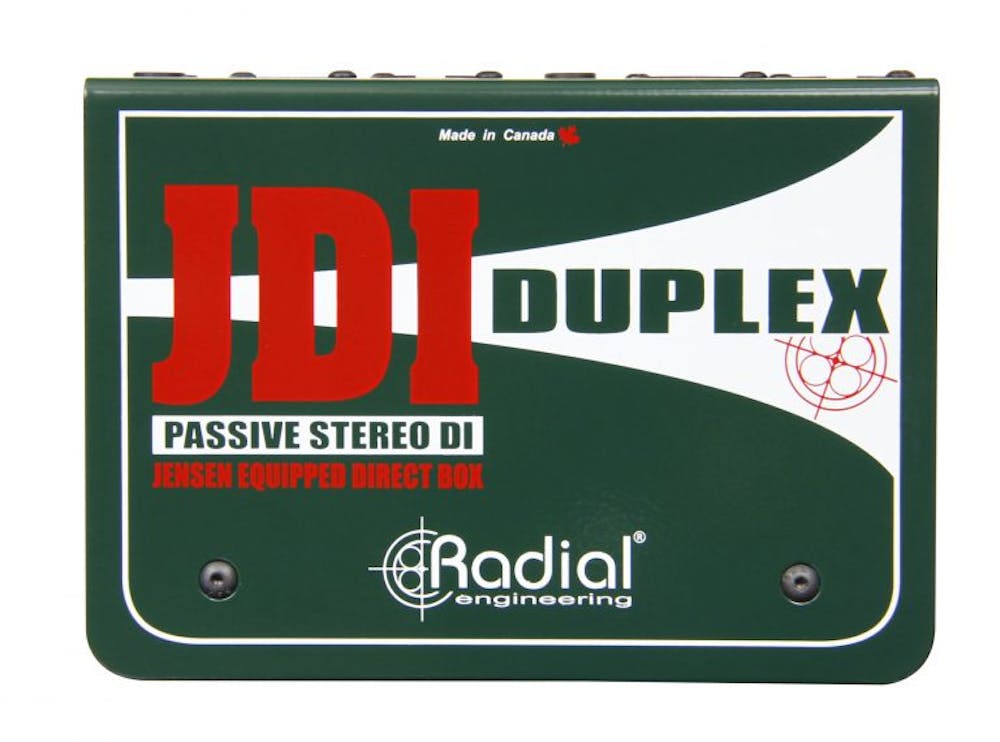 Radial JDI Duplex Passive Stereo Direct Box