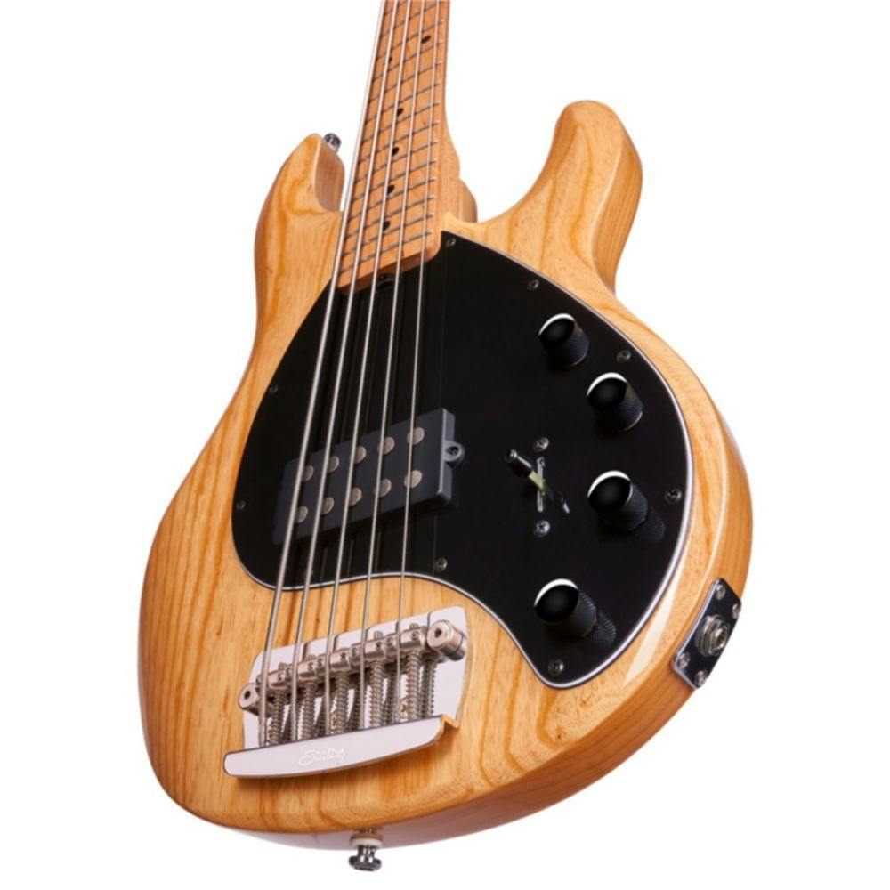 Sterling by Music Man RAY35 5 String Bass in Ashwood Natural ...