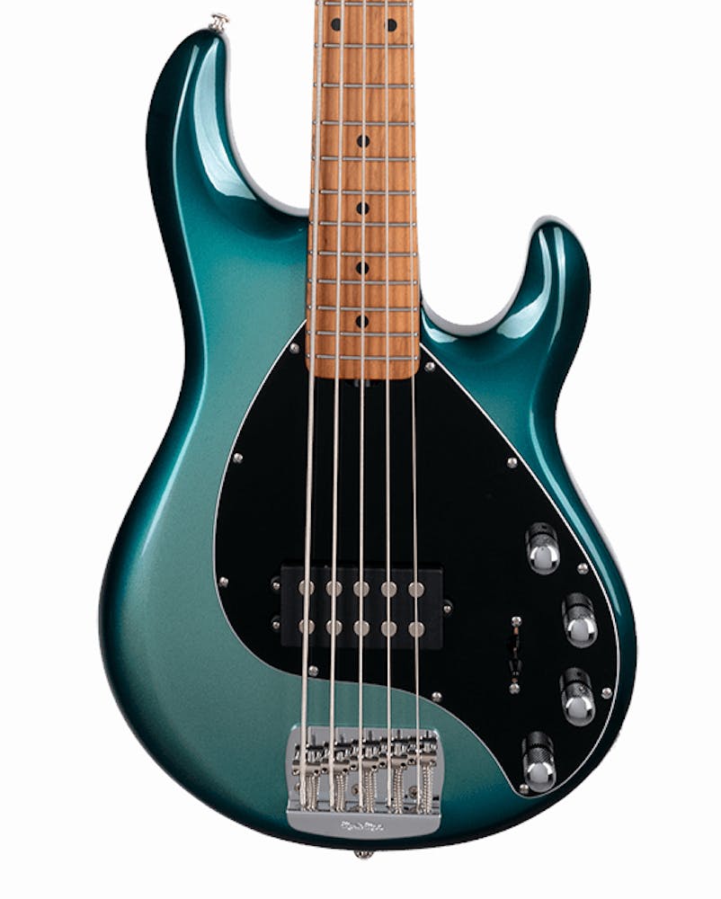 Ernie Ball Music Man StingRay5 Special in Frost Green Pearl
