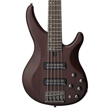 Yamaha TRBX505 5-String Bass in Translucent Brown