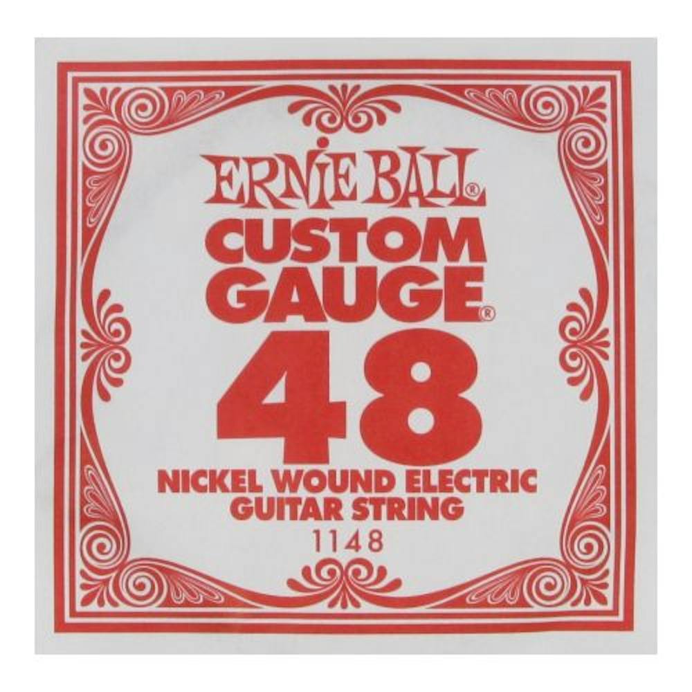 Ernie Ball Single Wound Electric Guitar String 48