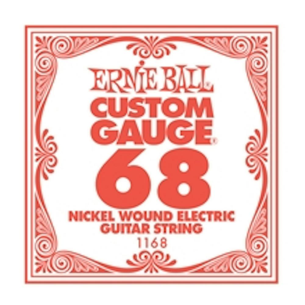 Ernie Ball Wound Single Electric Guitar String 68